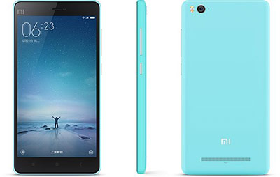 Телефон Xiaomi Mi4c в голубом (Blue) корпусе
