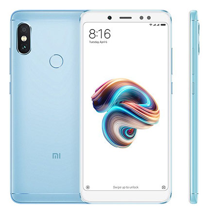 Телефон Xiaomi Redmi Note 5 в голубом (Blue) корпусе