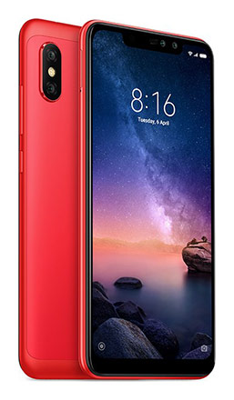 Телефон Xiaomi Redmi Note 6 Pro в красном (Red) корпусе