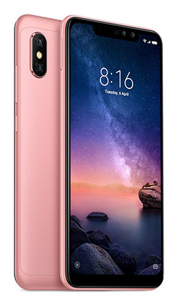 Телефон Xiaomi Redmi Note 6 Pro в розовом (Rose Gold) корпусе