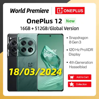 Смартфон OnePlus 12 на юбилейной распродаже AliExpress 18–27 марта 2024 года