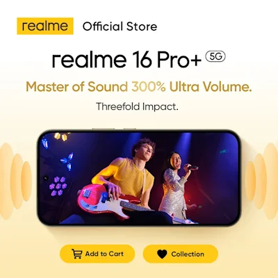 Премьера смартфона Realme 16 Pro+ на AliExpress