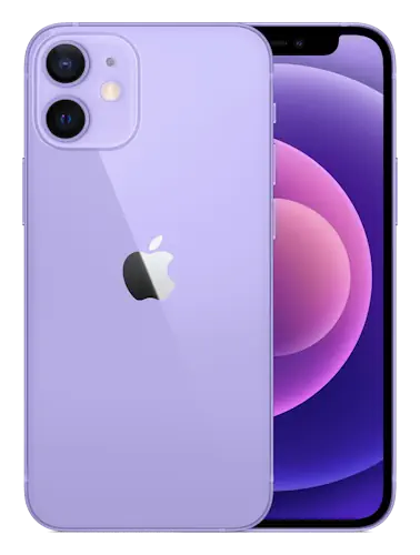 Смартфон Apple iPhone 12 mini в пурпурном (Purple) корпусе