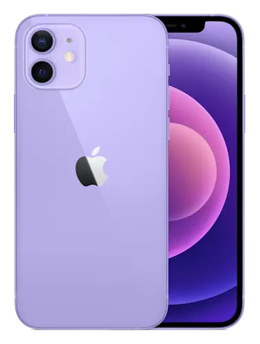 Смартфон Apple iPhone 12 в пурпурном (Purple) корпусе