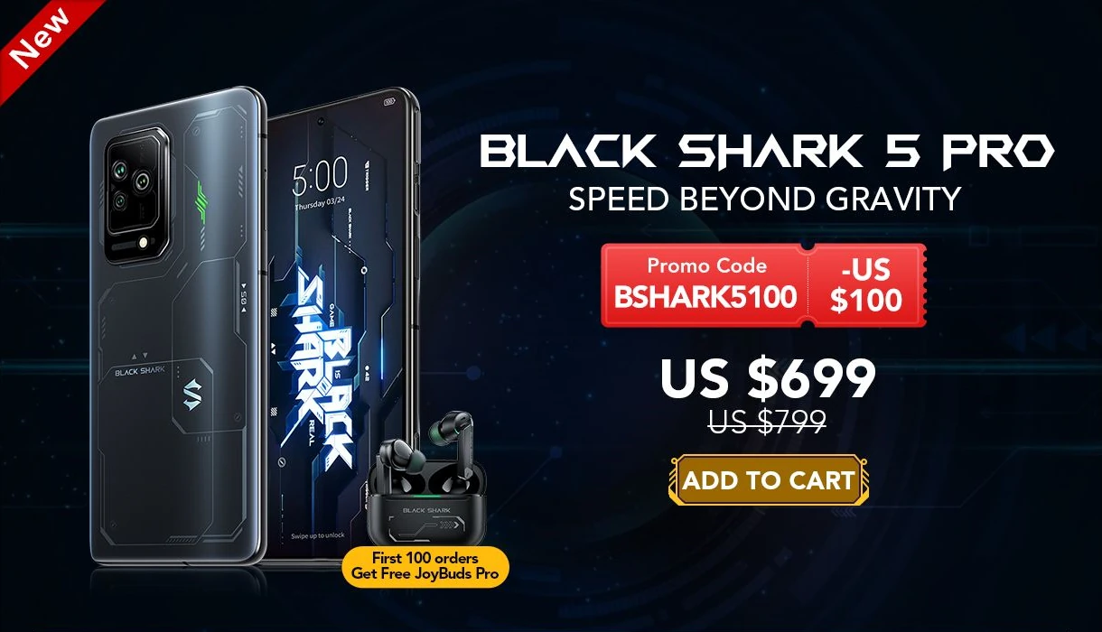 Распродажа смартфонов Black Shark 5 Pro со скидкой