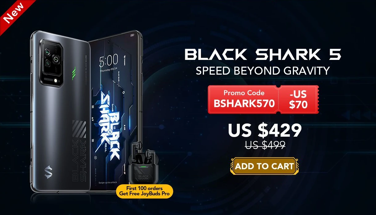Распродажа смартфонов Black Shark 5 со скидкой