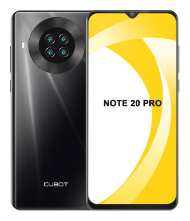 Телефон Cubot Note 20 Pro в чёрном (Black) корпусе