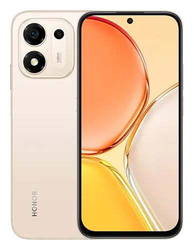 Смартфон Honor X8e в золотом (Desert Gold) корпусе