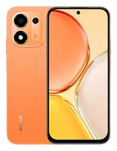 Смартфон Honor X8e в оранжевом (Sunrise Orange) корпусе