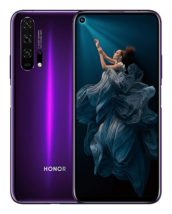 Телефон Huawei Honor 20 Pro в фиолетовом (Phantom Black) корпусе