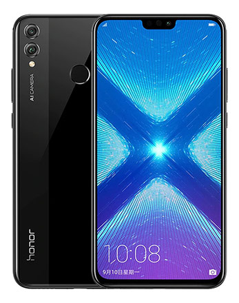 Телефон Huawei Honor 8X в чёрном (Black) корпусе
