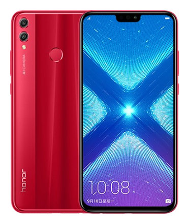 Телефон Huawei Honor 8X в красном (Red) корпусе