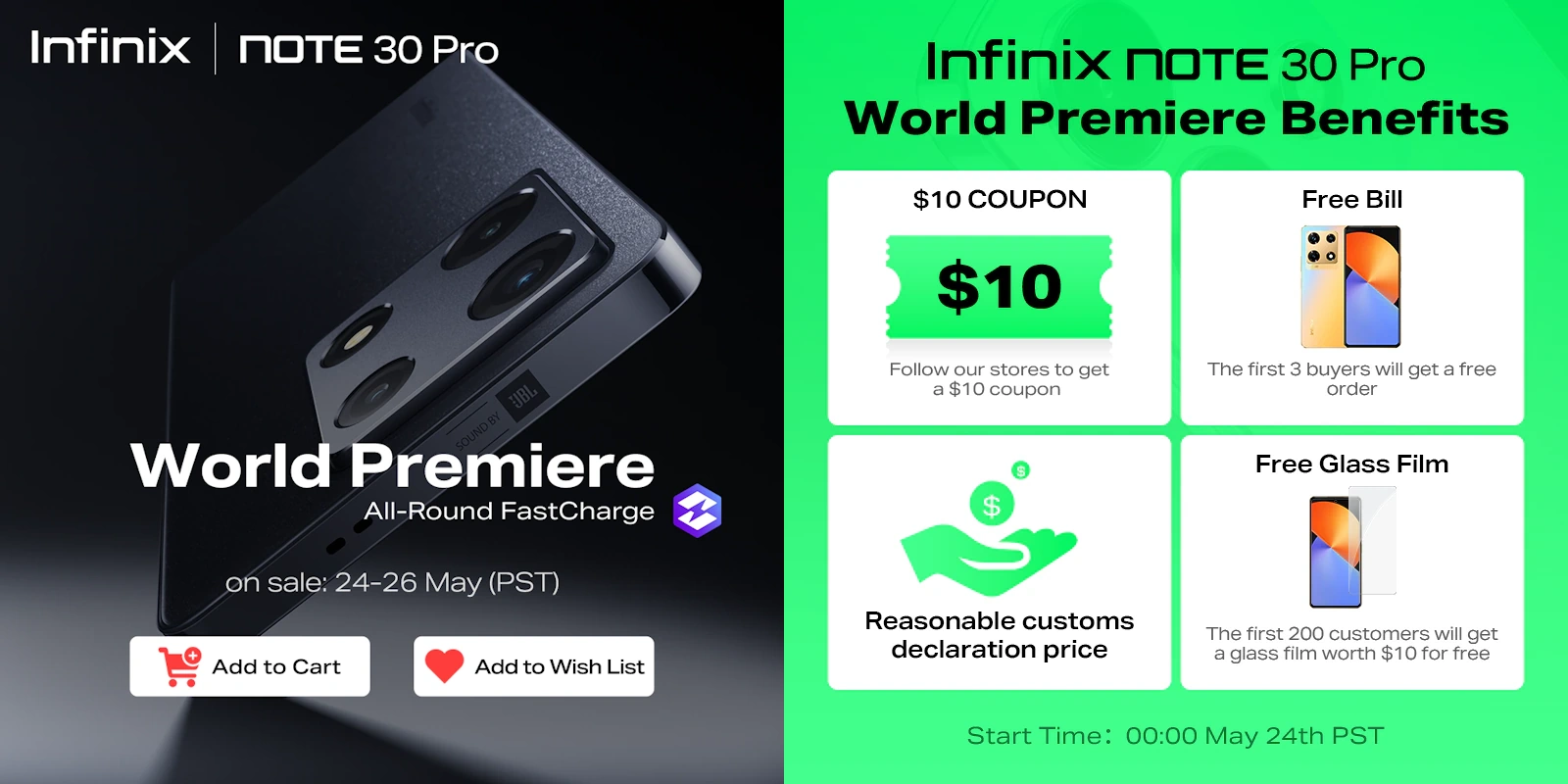 Распродажа смартфонов Infinix Note 30 Pro со скидкой