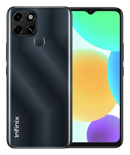 Смартфон Infinix Smart 6 в чёрном (Polar Black) корпусе