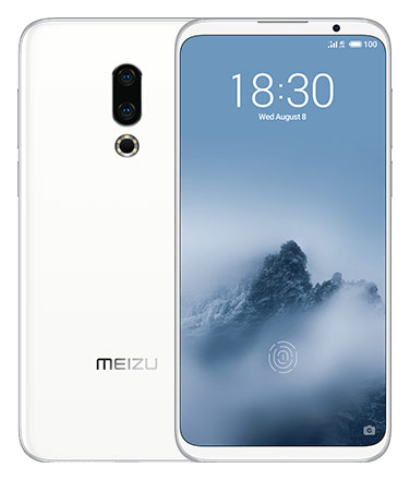 Телефон Meizu 16th в белом (Moonlight White) корпусе