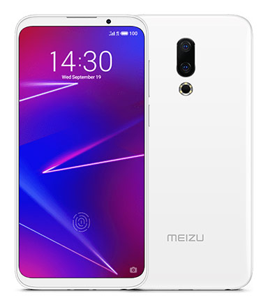 Телефон Meizu 16 в белом (Ceramic White) корпусе