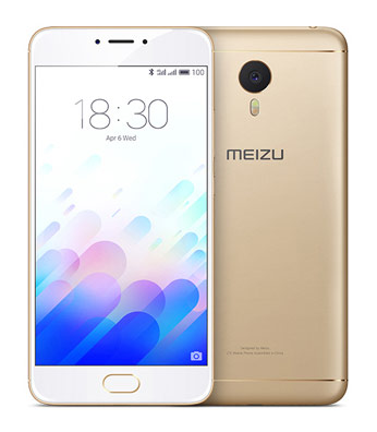 Телефон Meizu M3 Note в золотом (Gold) корпусе