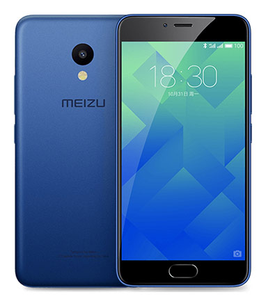 Телефон Meizu M5 в голубом (Blue) корпусе