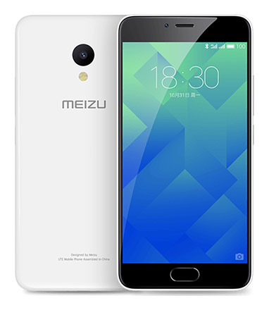 Телефон Meizu M5 в серебристом (Silver) корпусе