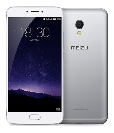 Телефон Meizu MX6 в серебристом (Silver) корпусе