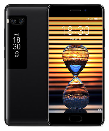 Телефон Meizu Pro 7 в чёрном (Black) корпусе