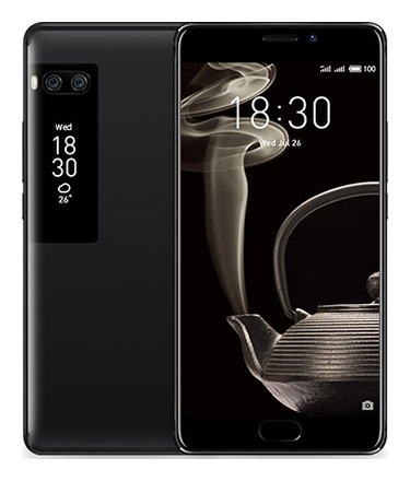 Телефон Meizu Pro 7 в чёрном (Black) корпусе