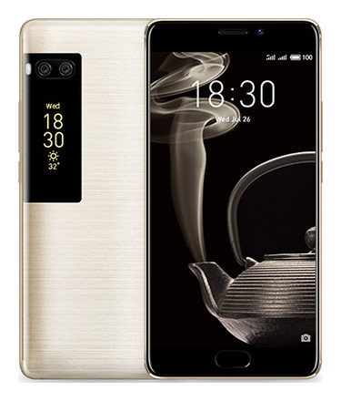 Телефон Meizu Pro 7 в золотом (Gold) корпусе