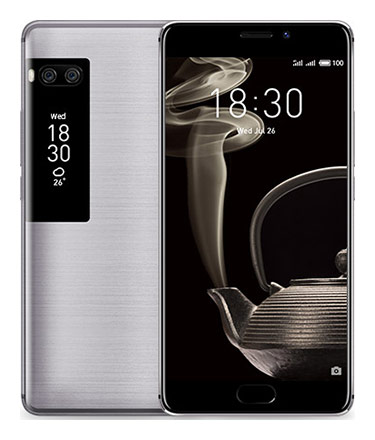 Телефон Meizu Pro 7 в серебристом (Silver) корпусе