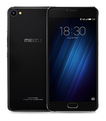 Телефон Meizu U10 в чёрном (Black) корпусе