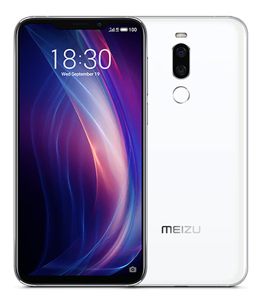 Телефон Meizu X8 в белом (Jade White) корпусе