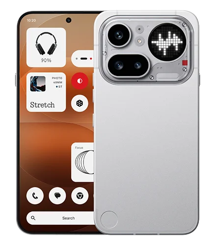 Смартфон Nothing Phone (4a) Pro в серебристом (Silver) корпусе