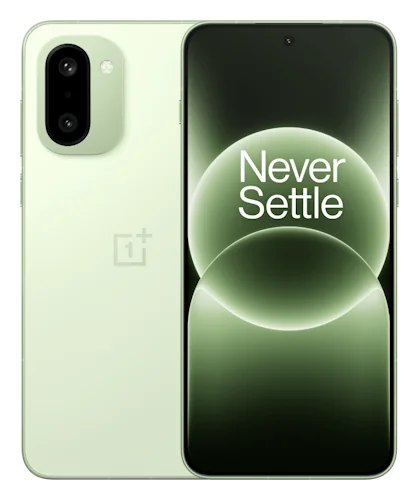 Смартфон OnePlus 15R в зелёном (Mint Breeze) корпусе