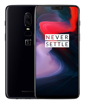 Телефон OnePlus 6 в чёрном (Mirror Black) корпусе