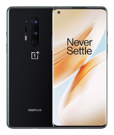 Телефон OnePlus 8 Pro в чёрном (Onyx Black) корпусе