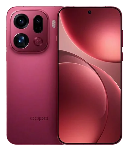 Смартфон OPPO Find X9 Pro в красном (Velvet Red) корпусе
