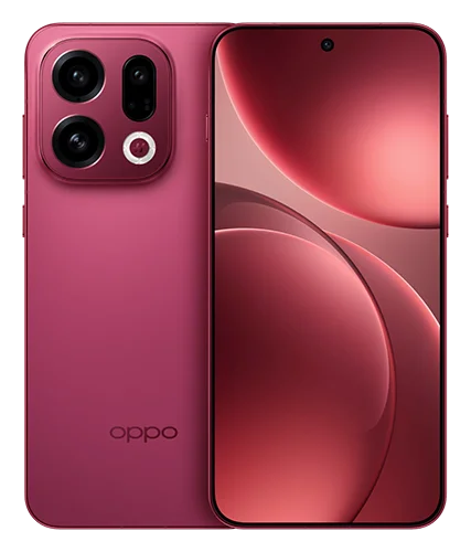 Смартфон OPPO Find X9 в бархатном красном (Velvet Red) корпусе