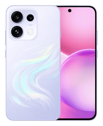 Смартфон OPPO Reno16 F в пурпурном (Dream Purple) корпусе