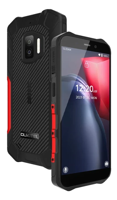 Смартфон Oukitel WP12 Pro в красном (Flame Red) корпусе