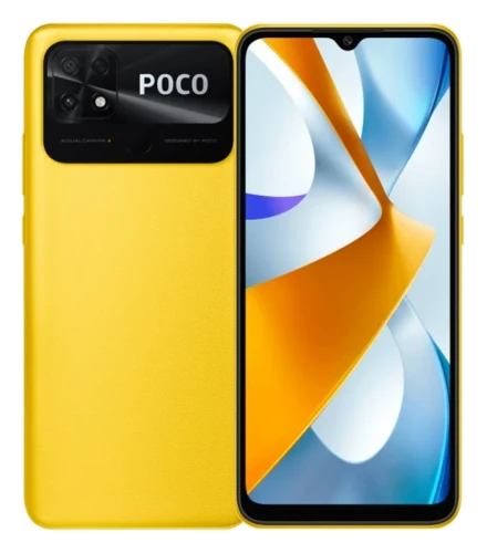 Смартфон POCO C40 в жёлтом (POCO Yellow) корпусе