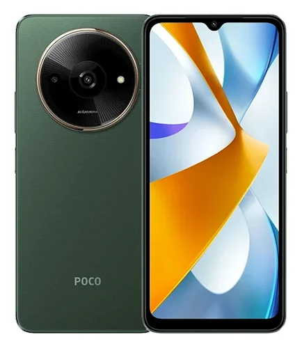 Смартфон POCO C61 в зелёном (Green) корпусе