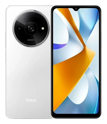 Смартфон POCO C61 в белом (White) корпусе