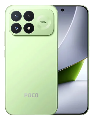 Смартфон POCO F9 Pro в зелёном (Aurora Green) корпусе