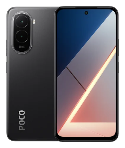 Смартфон POCO M7 в чёрном (Black) корпусе