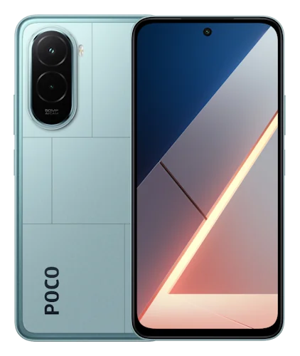 Смартфон POCO M7 в бирюзовом (Blue) корпусе