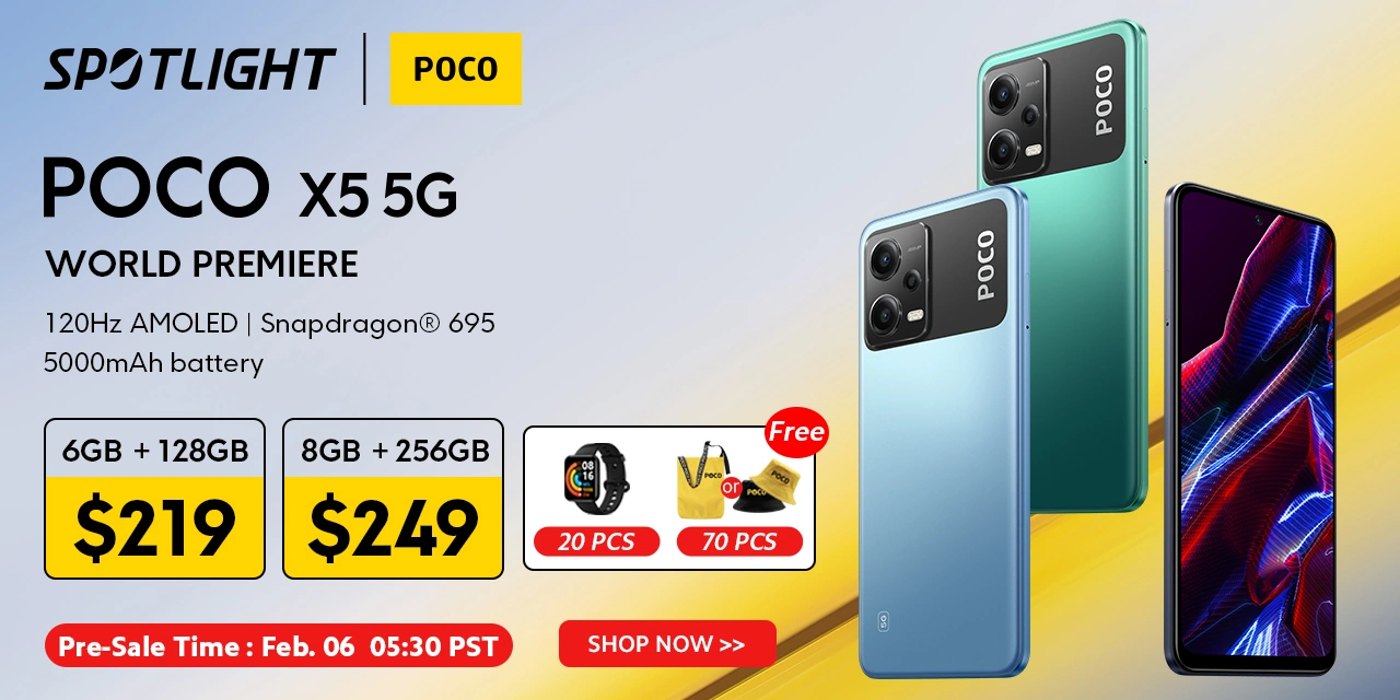 Распродажа смартфонов POCO X5 5G со скидкой