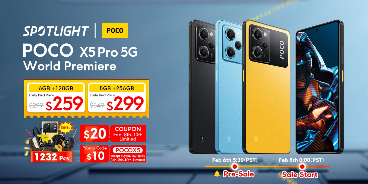 Распродажа смартфонов POCO X5 Pro 5G со скидкой