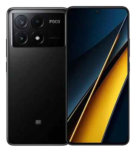 Смартфон POCO X6 Pro в чёрном (Black) корпусе