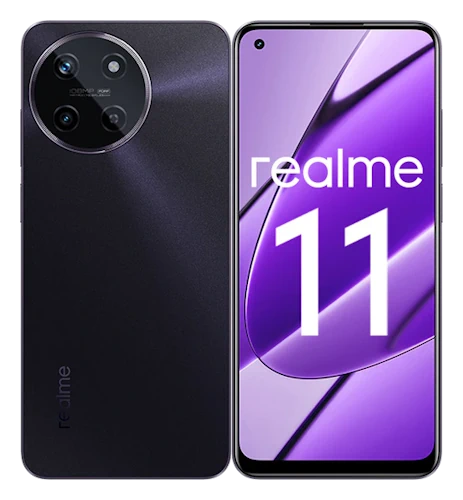 Смартфон Realme 11 4G в чёрном (Dark Glory) корпусе