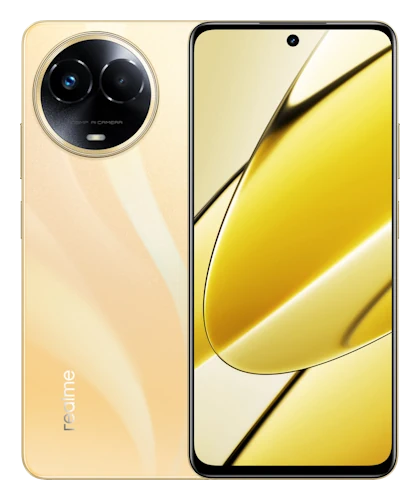 Смартфон Realme 11 5G в золотом (Glory Gold) корпусе