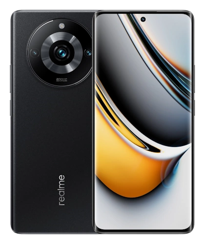 Смартфон Realme 11 Pro+ в чёрном (Astral Black) корпусе